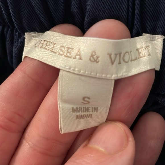 Chelsea & Violet Women’s Pants Small Blue Contemporary Classic Casual Bohemian - Picture 8 of 13